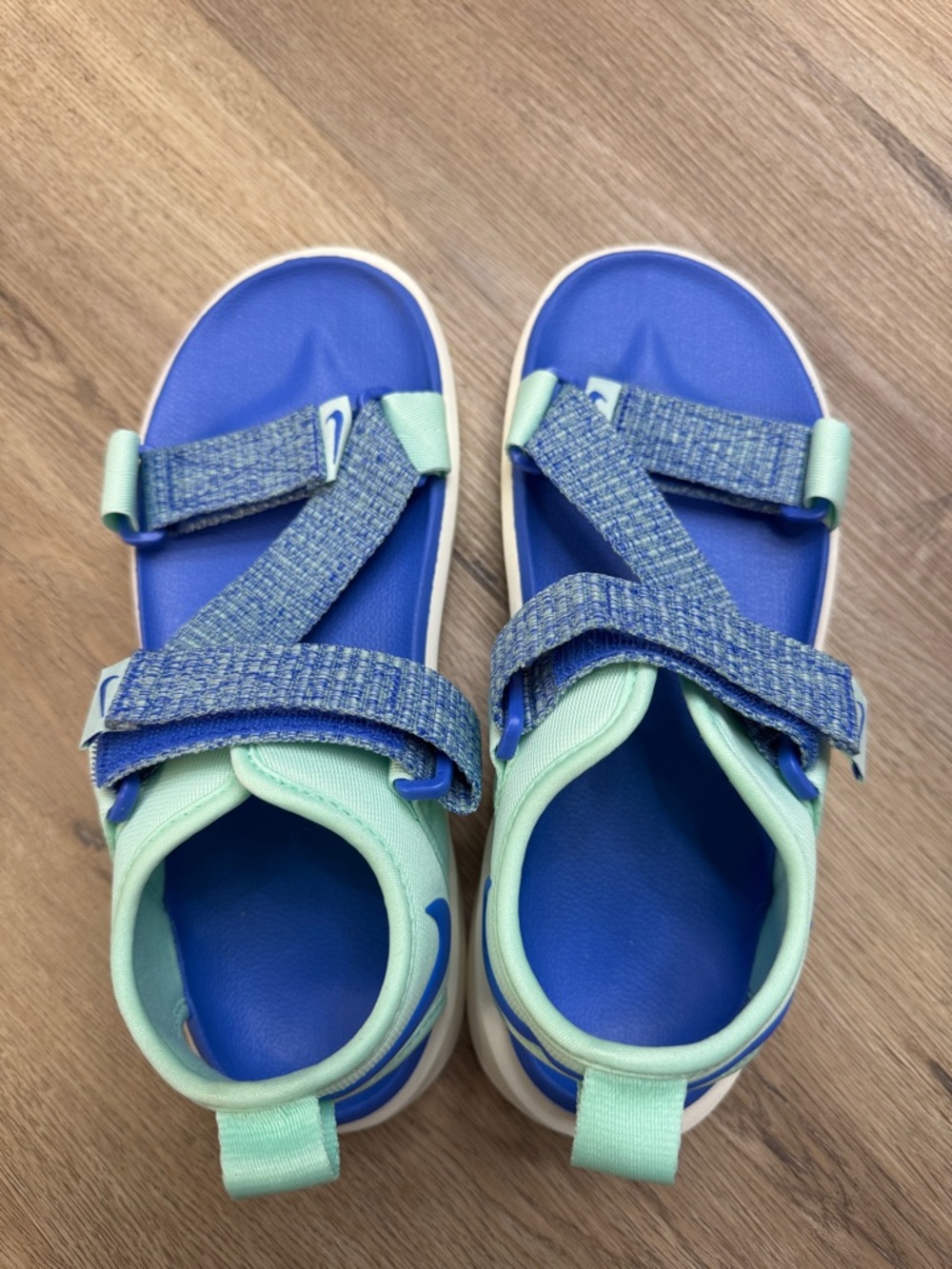 Nike Blue & Mint Sport Sandals
